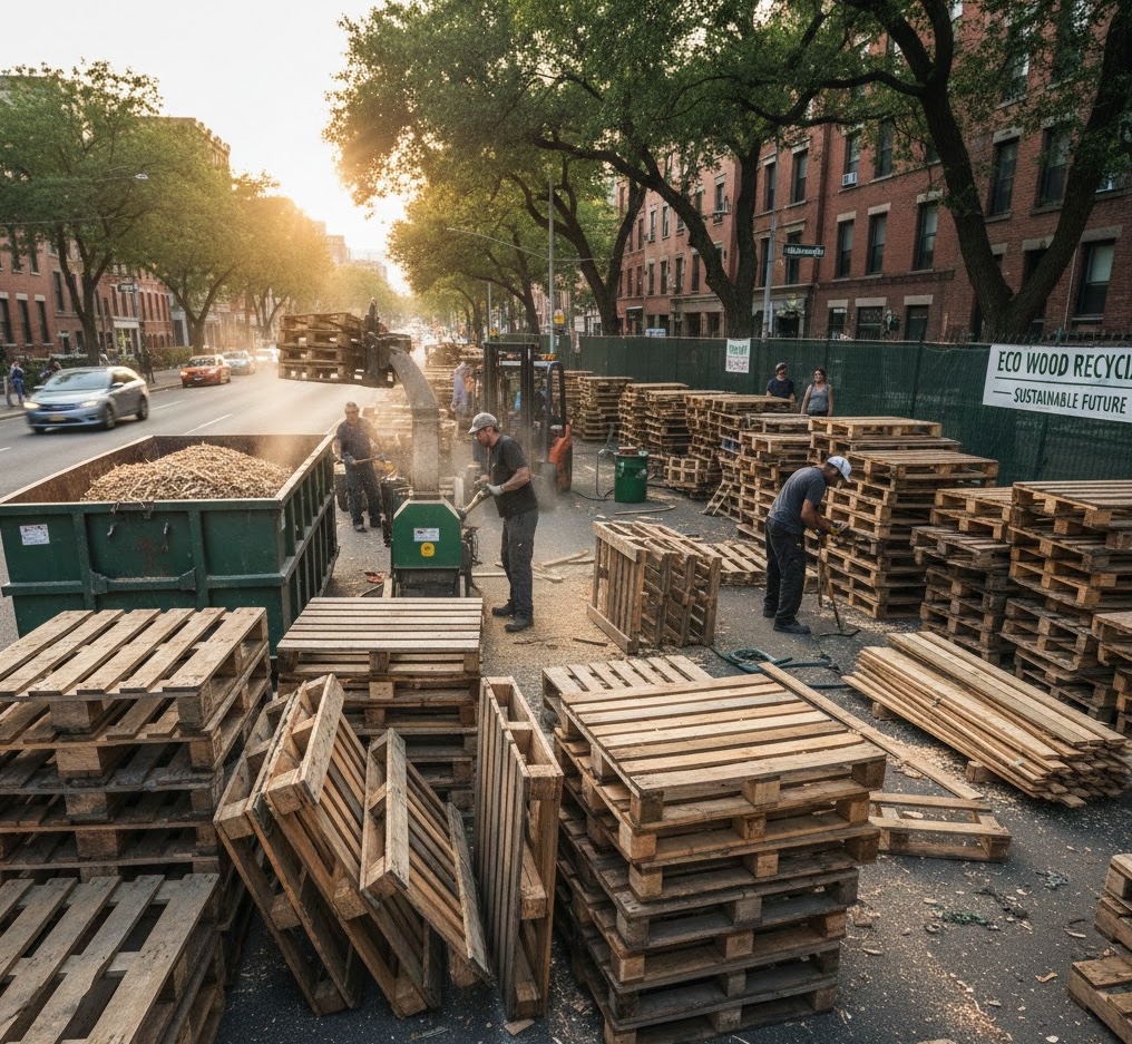 Canada Pallet Recycling facility